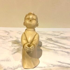 Vintage Singing Angel Resin Figurine by Bianchi Ruggeri Made in Italy. (Rare).
